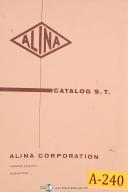 Alina-Alina DIXI Model 60, 75 and 3S, Jig Boring Machine, Tooling & Access Manual 1967-3S-60-75-02